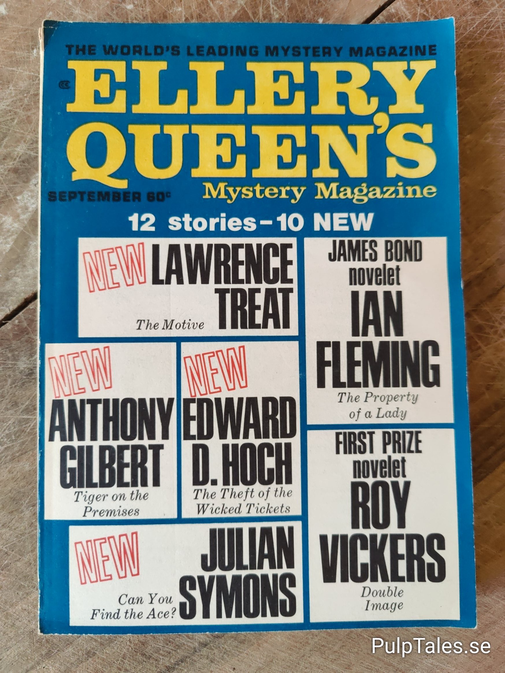 Ellery Queen Ellery Queen's Mystery Magazine, Sept 1969